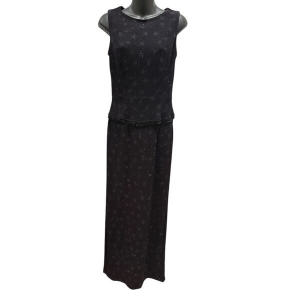 Vintage Scott McClintock Millennium 2000  Beaded Gown - Picture 6 of 10